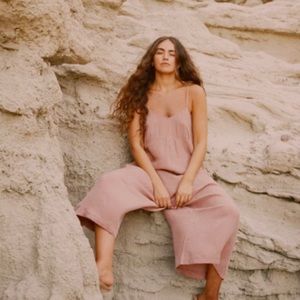 Ozma Ingrid Jumpsuit in Sand